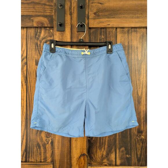 Boden Swimming Beach Shorts Summer Blue Adjustable Men's Size 30 - Picture 1 of 7